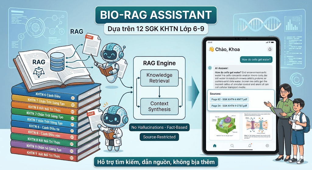 Diving into RAG: Building a Trusted AI Companion for Biology Textbooks